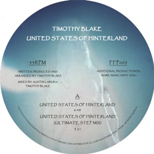 TIMOTHY BLAKE - UNITED STATES OF HINTERLAND - Fatty Fatty Phonographics