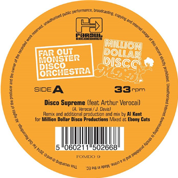 THE FAR OUT MONSTER DISCO ORCHESTRA - ‘DISCO SUPREME’ (Al Kent Edit) - FAR OUT MONSTER DIS THE FAR OUT MONSTER DISCO ORCHESTRA - ‘DISCO SUPREME’ (Al Kent Edit) - FAR OUT MONSTER DIS