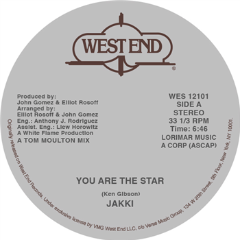 JAKKI / SOUNDS OF INNER CITY - West End Records JAKKI / SOUNDS OF INNER CITY - West End Records