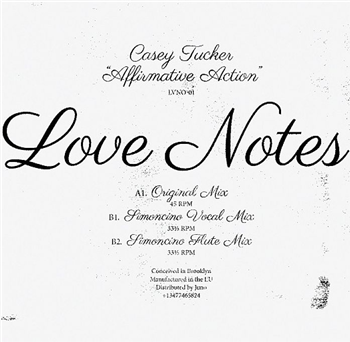Casey Tucker - Love Notes