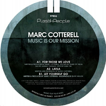 Marc COTTERELL - Music Is Our Misson - Plastik People