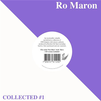 RO MARON - COLLECTED #1 - MUSIQUE POUR LA DANSE