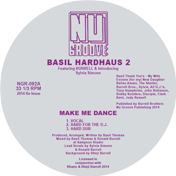 Basil Hardhaus 2 – Make Me Dance - NU GROOVE