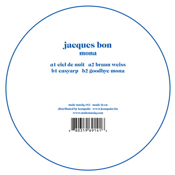 Jacques Bon - Mona EP - Mule Musiq
