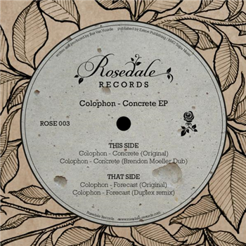 Colophon - Concrete EP - Rosedale Records