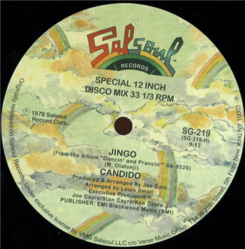 CANDIDO (Yellow Vinyl Repress) - SALSOUL