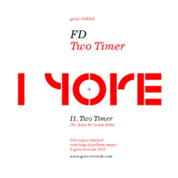 FD - Two Timer (One Sided White 12) - Yore