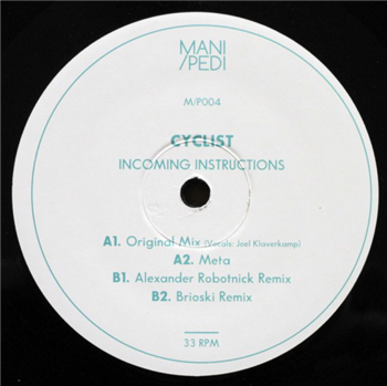 Cyclist - Incoming Instructions - MANI/PEDI Cyclist - Incoming Instructions - MANI/PEDI