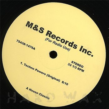 A Man Called Adam Techno Powers Re-Issue - M & S Records A Man Called Adam Techno Powers Re-Issue - M & S Records