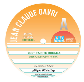 Jean Claude Gavri - Lost Rain To Rhonda - EBO RECORDS