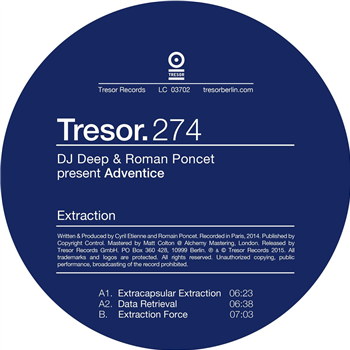 DJ DEEP & ROMAN PONCET present ADVENTICE - Extraction - Tresor