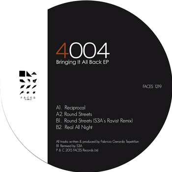 4004 - BRINGING IT ALL BACK EP - Faces Records