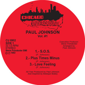 PAUL JOHNSON - VOL. 1 - CHICAGO UNDERGROUND