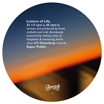 SUPER PUBLIC - LOTTERY OF LIFE - CHAMBRAY RECORDS SUPER PUBLIC - LOTTERY OF LIFE - CHAMBRAY RECORDS