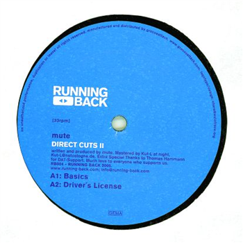 Mute - Direct Cuts II EP - Running Back