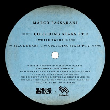 Marco Passarani - Colliding Stars Pt. 2 - Running Back