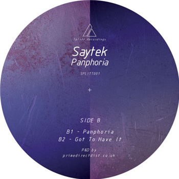 Saytek - Panphoria EP - SPLITT RECORDINGS