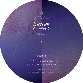 Saytek - Panphoria EP - SPLITT RECORDINGS Saytek - Panphoria EP - SPLITT RECORDINGS