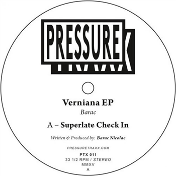 Barac - Verniana EP - PRESSURE TRAXX