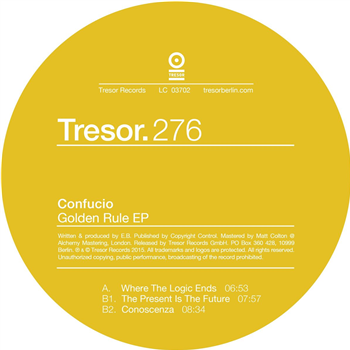 Confucio - Golden Rule EP - Tresor