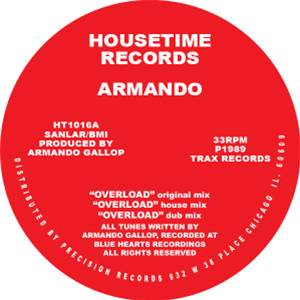 ARMANDO - OVERLOAD - HOUSETIME