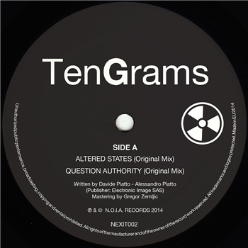 TenGrams - Altered States - N.O.I.A. Records TenGrams - Altered States - N.O.I.A. Records