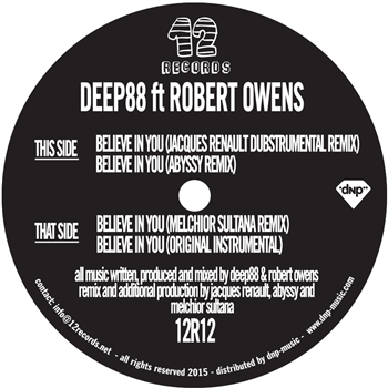 Robert Owens - Believe In You (Remixes) - 12Records