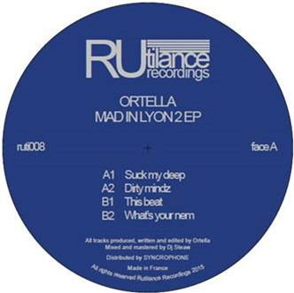 Ortella - Mad in Lyon 2 EP - RUTILANCE RECORDINGS