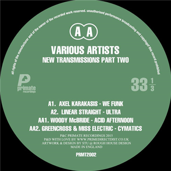 New Transmissions Part 2 - PRIMATE RECORDINGS