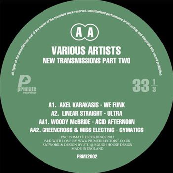 New Transmissions Part 2 - PRIMATE RECORDINGS New Transmissions Part 2 - PRIMATE RECORDINGS
