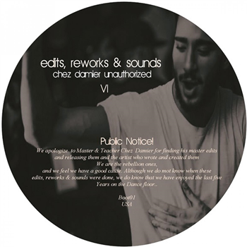 Edits / Reworks & Sounds - Chez Damier Unauthorized - Re-press - Boot