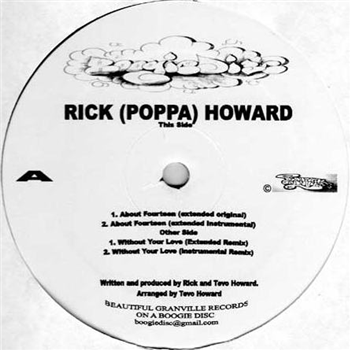 RICK HOWARD - ABOUT FOURTEEN - Beautiful Granville Records RICK HOWARD - ABOUT FOURTEEN - Beautiful Granville Records