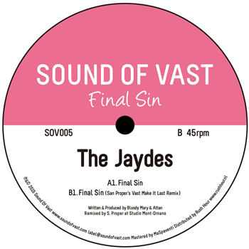 THE JAYDES - FINAL SIN EP - SOUND OF VAST