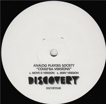 ANALOG PLAYERS SOCIETY - COULE’BA VERSIONS - DISCOVERY RECORDINGS ANALOG PLAYERS SOCIETY - COULE’BA VERSIONS - DISCOVERY RECORDINGS