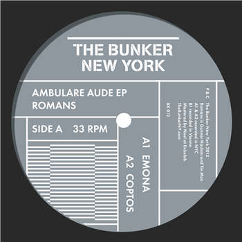ROMANS - AMBULARE AUDE EP - THE BUNKER NEW YORK