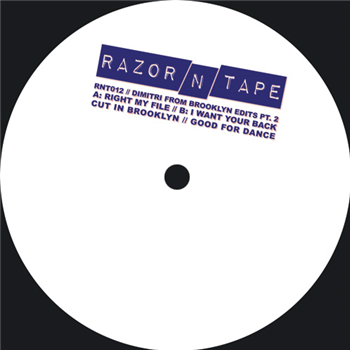 Dimitri From Brooklyn - Dimitri From Brooklyn Edits Pt. 2 - Razor-N-Tape