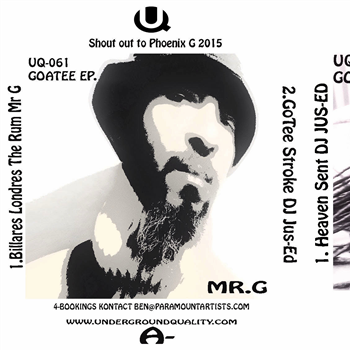 DJ Jus-Ed & Mr G - Gotee EP - Underground Quality