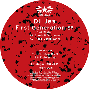 DJ Jes - First Generation EP - Karlovak Records