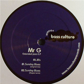 Mr G – Extended Pain E.P - BASS CULTURE 