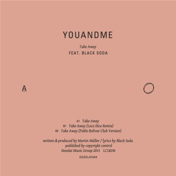 Youandme - Take Away Feat Black Soda - Desolat