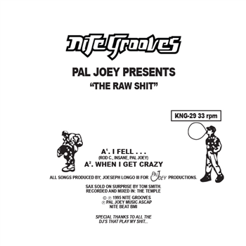 Pal Joey – The Raw Shit - NITE GROOVES