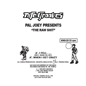 Pal Joey – The Raw Shit - NITE GROOVES Pal Joey – The Raw Shit - NITE GROOVES