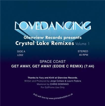 Space Coast Glenview Records Presents - Crystal Lake Remixes Volume 1 - LOVEDANCING Space Coast Glenview Records Presents - Crystal Lake Remixes Volume 1 - LOVEDANCING