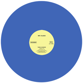 Mr Flagio - Take A Chance Remixes - blue vinyl - Discoring Records