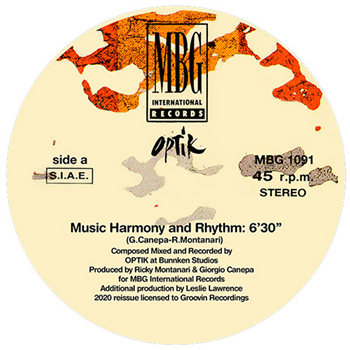 Optik - Music, Harmony & Rhythm - MBG International Records