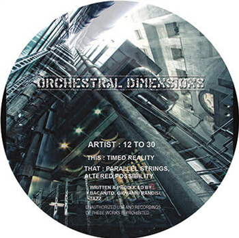 12 TO 30 - ORCHESTRAL DIMENSIONS EP - Sistrum