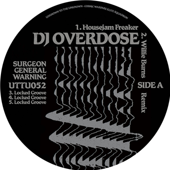 DJ Overdose - Housejam Freaker - Unknown To The Unknown