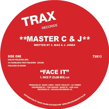 MASTER C & J - FACE IT - TRAX RECORDS