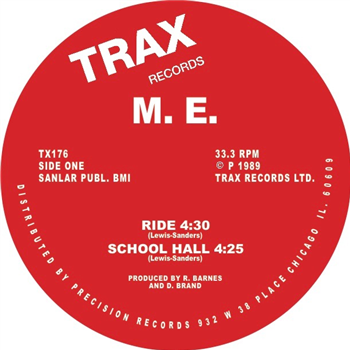 M.E. - RIDE - TRAX RECORDS M.E. - RIDE - TRAX RECORDS