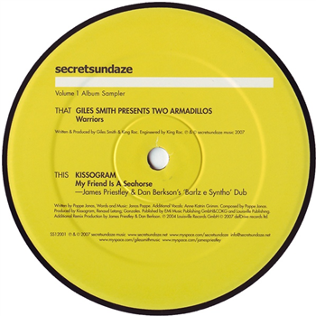 Giles Smith & James Priestley Presents Secretsundaze Volume 1 Album Sampler - Va - SECRETSUNDAZE Giles Smith & James Priestley Presents Secretsundaze Volume 1 Album Sampler - Va - SECRETSUNDAZE